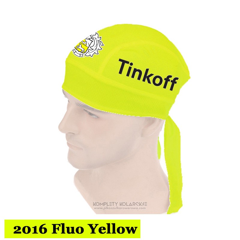 2015 Saxo Bank Tinkoff Kolarstwo Szalik Cycling Lekki Zolty