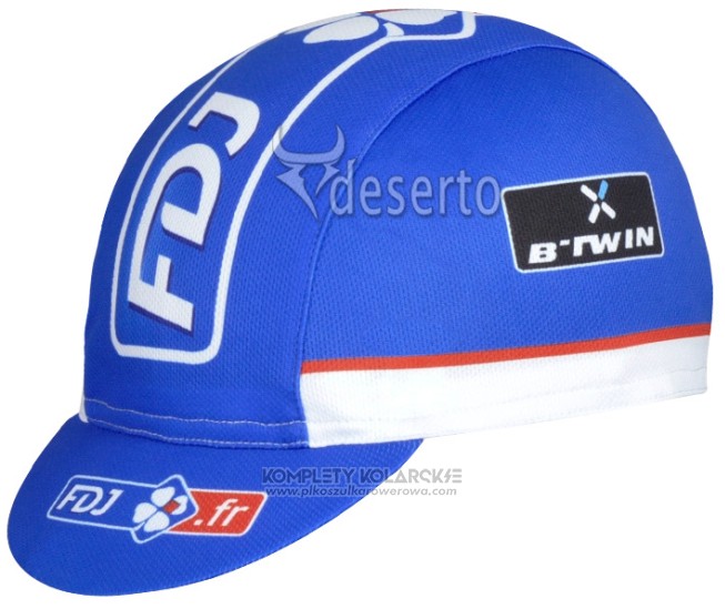 2014 FDJ Czapka Rowerowa Cycling Niebieski