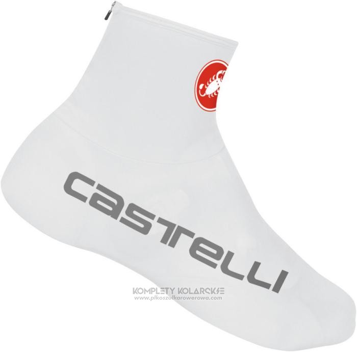 2014 Castelli Pokrowce Na Buty Cycling Bialy