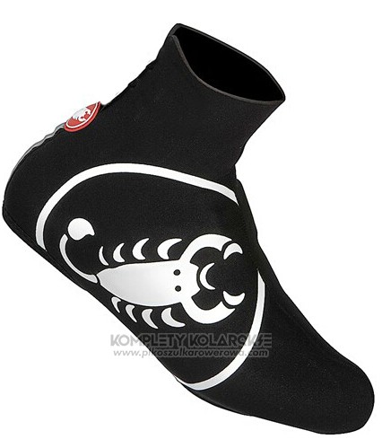 2014 Castelli Pokrowce Na Buty Cycling Czarny i Bialy