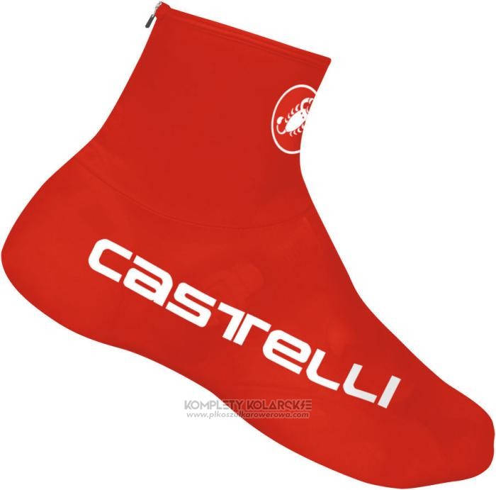 2014 Castelli Pokrowce Na Buty Cycling Czerwony