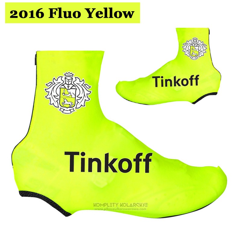 2016 Saxo Bank Tinkoff Pokrowce Na Buty Cycling Zolty