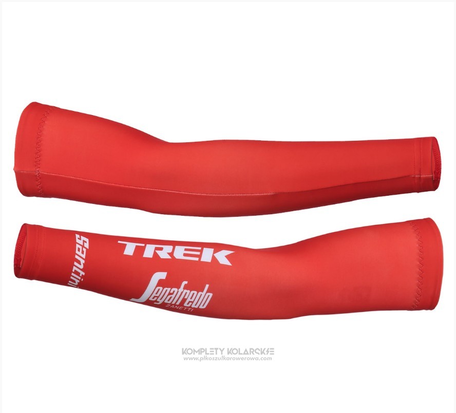 2018 Trek Segafredo Rekawniki Cycling Czerwony