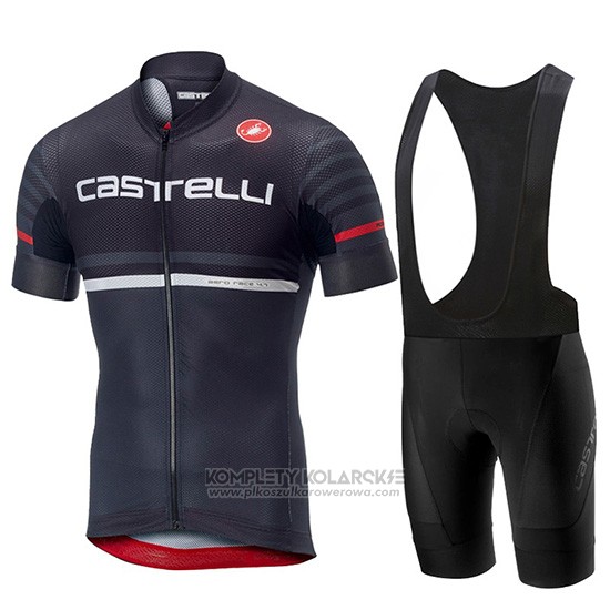 2019 Rowerowa Castelli Free Ar 4.1 Czarny Krotkie Rekawy i Kombinezon