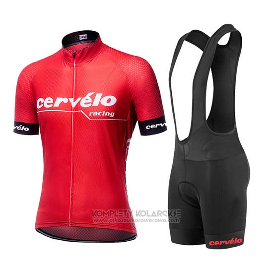 2019 Rowerowa Cervelo Czerwony Krotkie Rekawy i Kombinezon