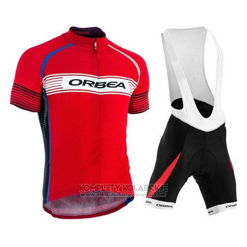 2015 Odziez Rowerowa Orbea Czerwony Krotkie Rekawy i Rowerowe Szelkach