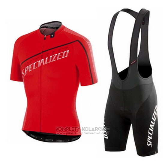 2015 Odziez Rowerowa Specialized Jasny Czerwony Krotkie Rekawy i Rowerowe Szelkach